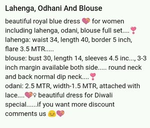 Combo Heavy Lahenga Odhani, Blouse