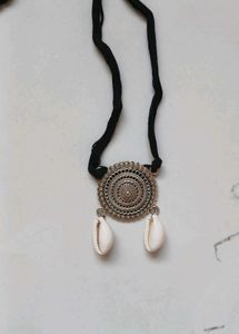 Bohemian Tribal Oxidized Necklace