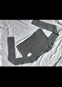 ZARA Stylish Patterned Long Sleeve knit Sweater
