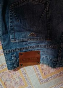 Men's Wide Leg Blue Jeans