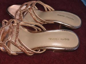 Sparkling Rose Gold Heels