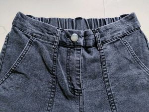 Grey Cargo Pants