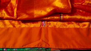 new banarasi silk sari with blouse piece