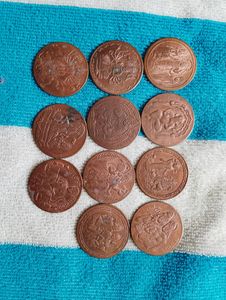 11 Old Coins Of Gods 1818