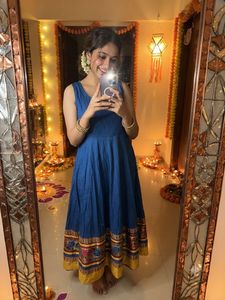 Beautiful Blue Anarkali Dress
