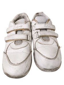 White Velcro School Shoes | Good Condition |