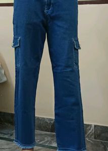 Blue Cargo Jeans
