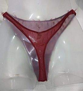 Sheer Red💛 Briefs with Tassels