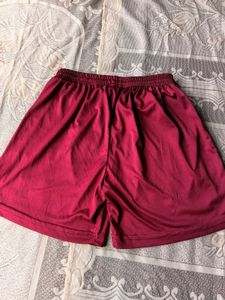 Maroon Athletic Shorts