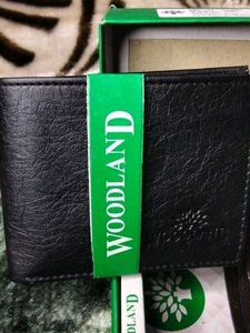 WOODLAND WALLET AND BELT FOR MEN COMBO