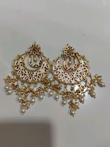 Kundan Chandbali big size