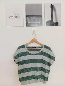 Striped Short Sleeve Top