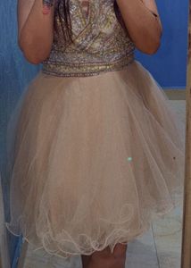 Sparkly Embellished Tulle Gown off shoulder