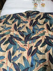 Leaf Print Casual Shirt
