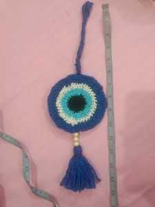 Evil Eye Crochet Wall Hanging