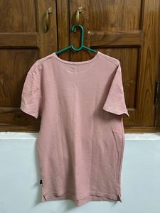 Soft Pink Cotton T-Shirt