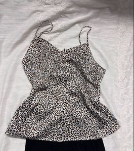 Leopard Print Camisole Top