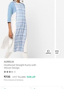 Aurelia Heathered Kurta