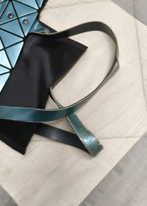 Geometric Blue Tote Bag