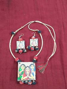 Handcrafted Ethnic Necklace & Earring Set