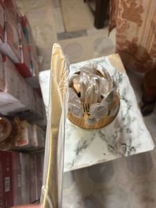 Sale-24 Piece Cutlery Set- Golden Colour
