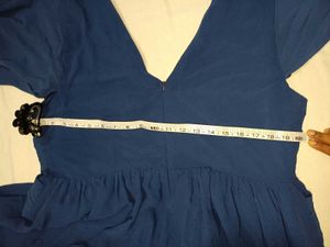 Elegant Navy Blue Gown