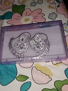 beautiful diamond jewellery set