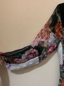 Bohemian Patchwork Floral Print Kurta