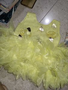 Charming Yellow Baby Dress