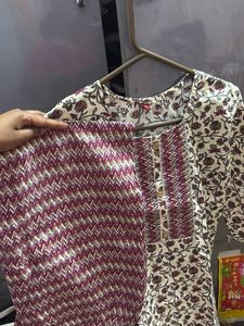 Floral Print Kurta