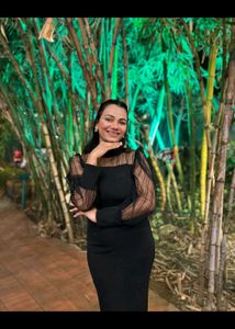 Elegant Black Sheer Sleeve Maxi Dress