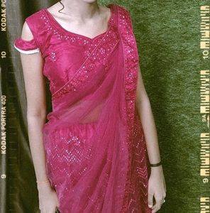 Pink Shining New Lehenga Full Embroidery