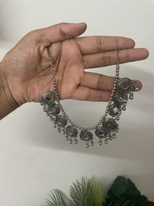 Oxidised Mirror Choker
