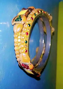 Vintage Gemstone Bangle Set