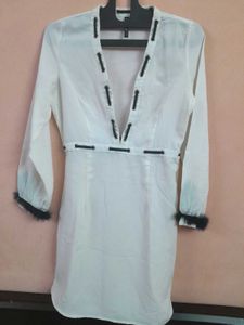 Tunic Dress with Fur Cuffs