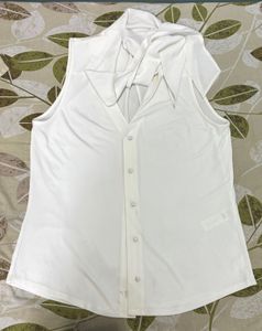 Korean Bow Tie Sleeveless Top