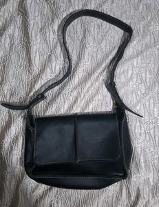 Classic Black Shoulder Bag