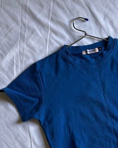 Blue Cropped T-Shirt