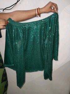 Stunning Sequin &amp; Chiffon Maxi Dress