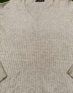 Elegant Knit V-Neck Sweater