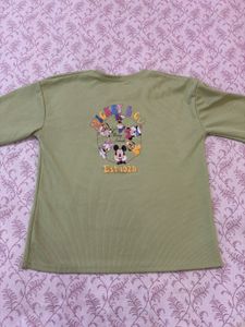 Green Long Sleeve Top