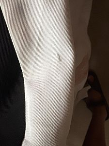 Black &amp; White Striped Wide-Leg Pants