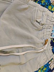 Stylish Light Blue Jeans with Fun Graphics