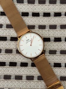 Daniel Wellington Rose Gold Mesh Watch