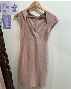 Pink Bodycon Mini Dress