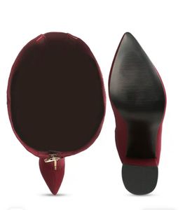 London Rag Maroon Over-the-Knee Boots