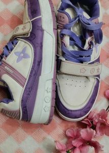 Cute Purple Sneakers