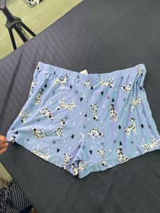 Cute Dalmatian Print Pajama Shorts