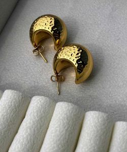 Gold Hoop Antiturnish Earrings