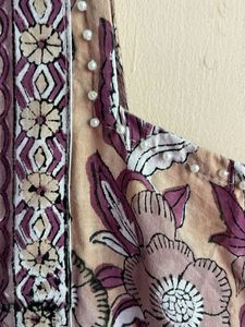 Bohemian Floral Print Asymmetrical Dress